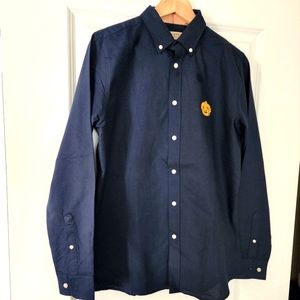 Burberry Mens shirt M size Navy Blue